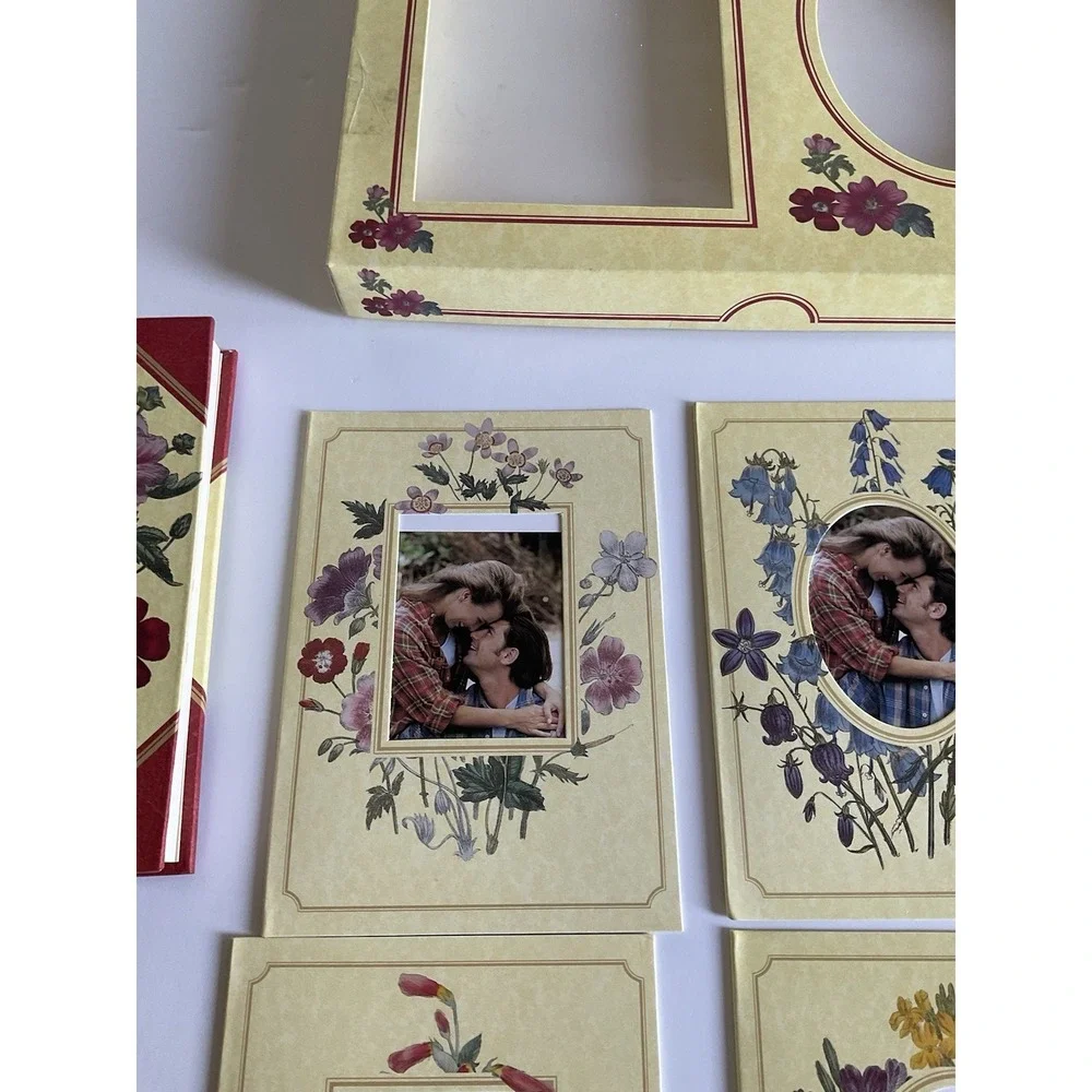 Floral Celebrations Photograph Album Frames Box Set 1997 Waverly New